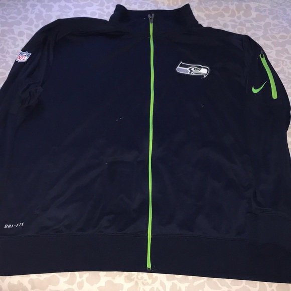 Nike Other - Sea hawks Zip up sweater